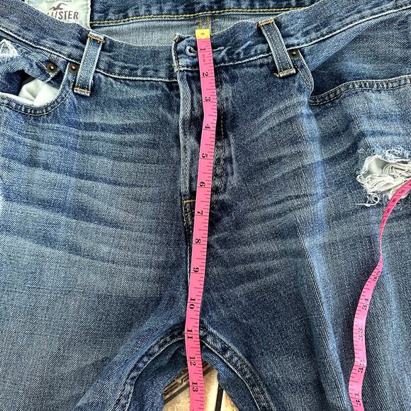 Distressed Ripped Hollister Mens Jeans 34 x 32 - Picture 6 of 7